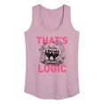 thumbnail image 1 of Alice In Wonderland - That's Logic - Women's Racerback Tank Top, 1 of 5