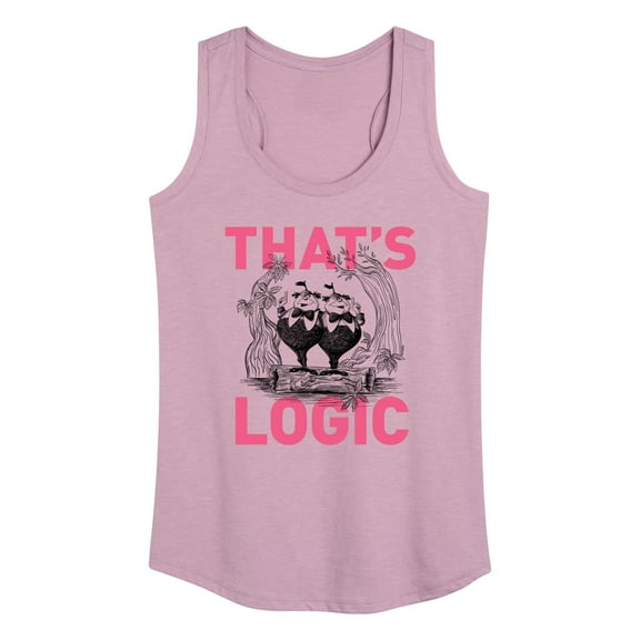 Alice In Wonderland - That's Logic - Women's Racerback Tank Top