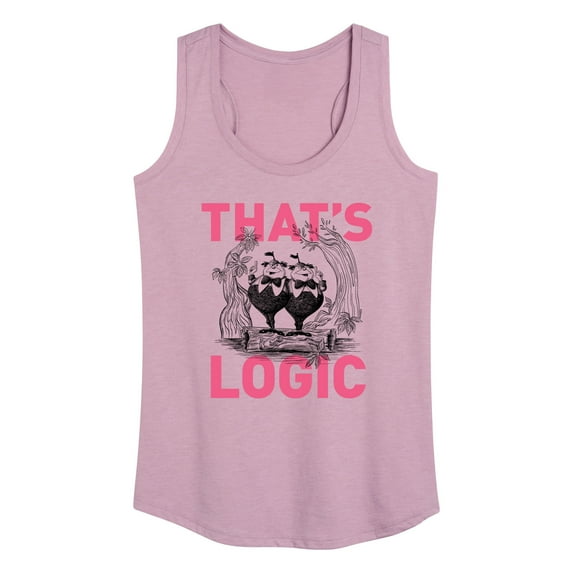 Alice In Wonderland - That's Logic - Women's Racerback Tank Top