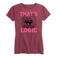 thumbnail image 1 of Alice In Wonderland - That's Logic - Women's Short Sleeve Graphic T-Shirt, 1 of 5
