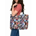 thumbnail image 1 of Alice In Wonderland Tote Bag Rope Handle Cheshire Cat Queen of Hearts Women's, 1 of 7