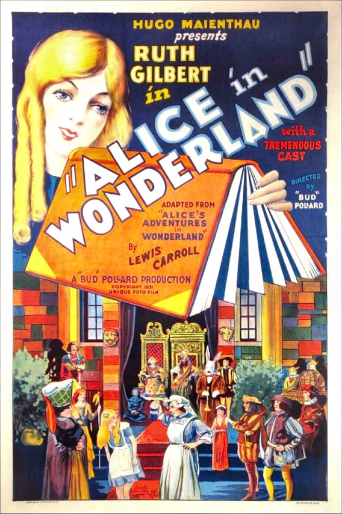 Alice In Wonderland U Canvas Art - (11 x 17)