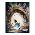 Alice In Wonderland Watercolour Rabbit Hole Whimsical Magical Adventure