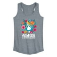 thumbnail image 1 of Alice In Wonderland - Wonderland Flowers - Women's Racerback Tank Top, 1 of 5