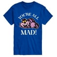 thumbnail image 1 of Alice In Wonderland - You're All Mad - Men's  Short Sleeve Graphic T-Shirt, 1 of 4