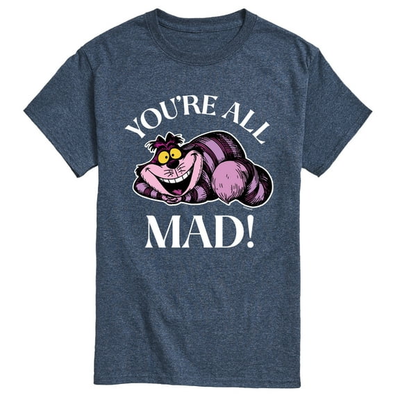 Alice In Wonderland - You're All Mad - Men's  Short Sleeve Graphic T-Shirt