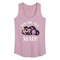 thumbnail image 1 of Alice In Wonderland - You're All Mad - Women's Racerback Tank Top, 1 of 5
