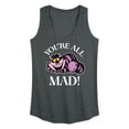 thumbnail image 1 of Alice In Wonderland - You're All Mad - Women's Racerback Tank Top, 1 of 5