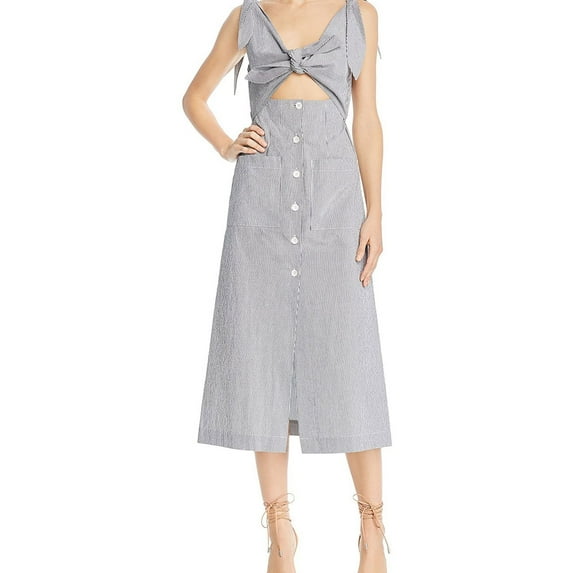 Alice McCall Womens Makes Sense Midi Dress, Black, 0