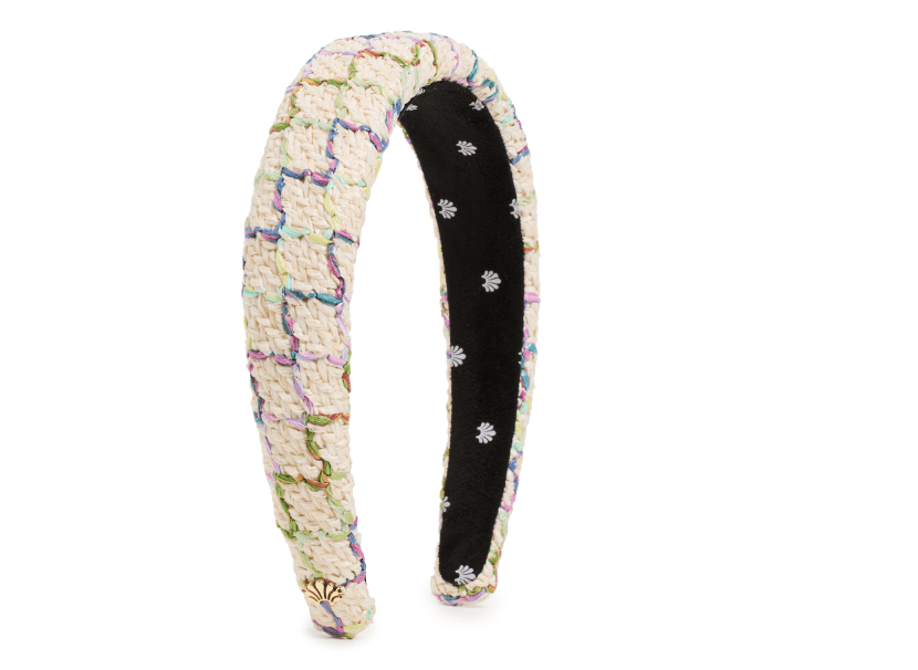 NWT Lele Sadoughi Raffia Alice Headband - Mermaid Rainbow Lele Sadoughi | Accessories | Lele Sadoughi Rafia Alice  main image 2