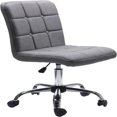 Alice Office Chair with Adjustable Height ° Swivel Button Tufted Fabric