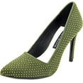 thumbnail image 1 of Alice & Olivia Dina   Pointed Toe Suede  Heels, 1 of 5