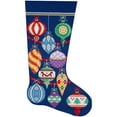 thumbnail image 1 of Alice Peterson Home Creations Holiday Edition Needlepoint Stocking Kit- Elegant Ornaments- Large, Deluxe Size, 1 of 1