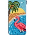 thumbnail image 1 of Alice Peterson Stitch & Zip Needlepoint Eyeglass Case Kit - SZ483 Flamingo, 1 of 1