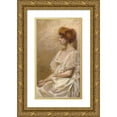 thumbnail image 1 of Alice Pike Barney 10x14 Gold Ornate Wood Frame and Double Matted Museum Art Print Titled - Mrs. Fleming Newbold, 1 of 4