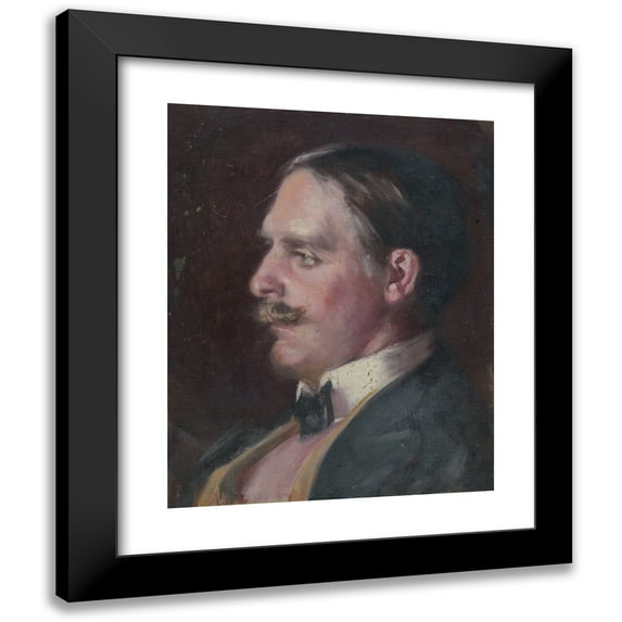 Alice Pike Barney 15x18 Black Modern Framed Museum Art Print Titled - A.C.B. (1887)
