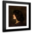 thumbnail image 1 of Alice Pike Barney 15x18 Black Modern Framed Museum Art Print Titled - Laura at Fifteen (1894), 1 of 5