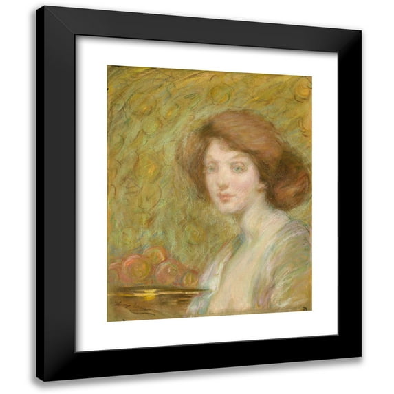 Alice Pike Barney 15x18 Black Modern Framed Museum Art Print Titled - Peach Bloom