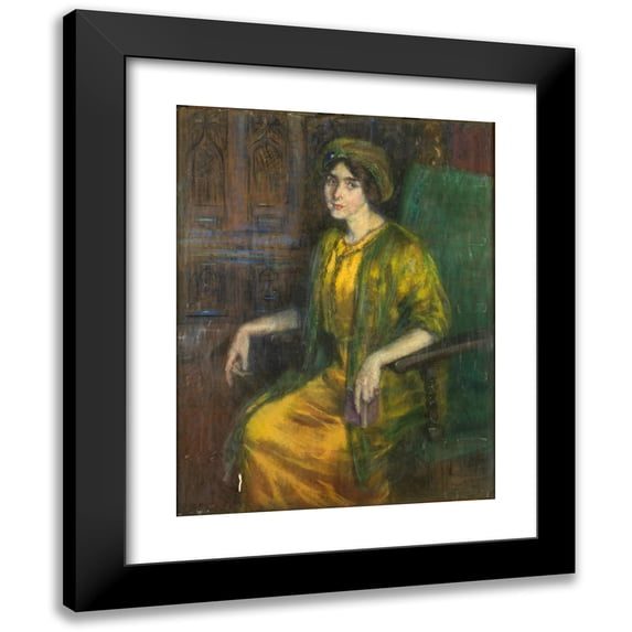 Alice Pike Barney 19x24 Black Modern Framed Museum Art Print Titled - Laura Dreyfus Barney (1911)