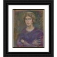 thumbnail image 1 of Alice Pike Barney 20x24 Black Ornate Framed Double Matted Museum Art Print Titled: Untitled I, 1 of 5