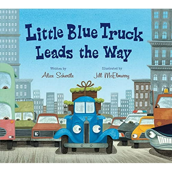 Pre-Owned Little Blue Truck Leads the Way Padded Board Book (Board book) 0358731097 9780358731092