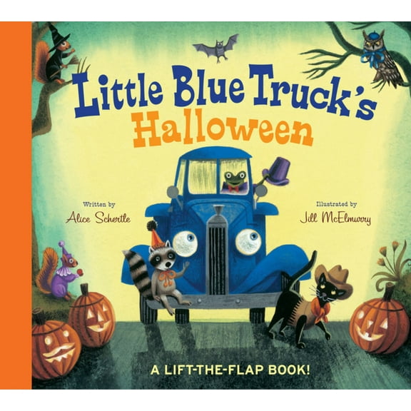 Little Blue Truck's Halloween: A Halloween Book for Kids (Board Book)