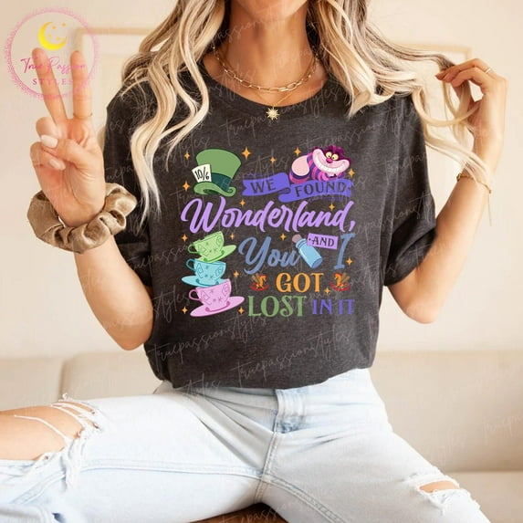 Alice Shirt, Wonderland 1989 Shirt, Magic Kingdom Shirt, T-shirt, T-shirt E7100, F2995