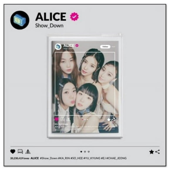Alice - Show Down - incl. 60pg Photobook, Envelope, Message Card, Postcard, 2 Photocards + Poster - Music & Performance - CD