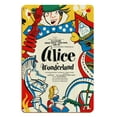 thumbnail image 1 of Alice in Wonderland - Broadway Production starring Eva Le Gallienne Margaret Webster - Vintage Theater Poster by David Klein c.1947 - 8 x 12 inch Vintage Wood Art Sign, 1 of 4