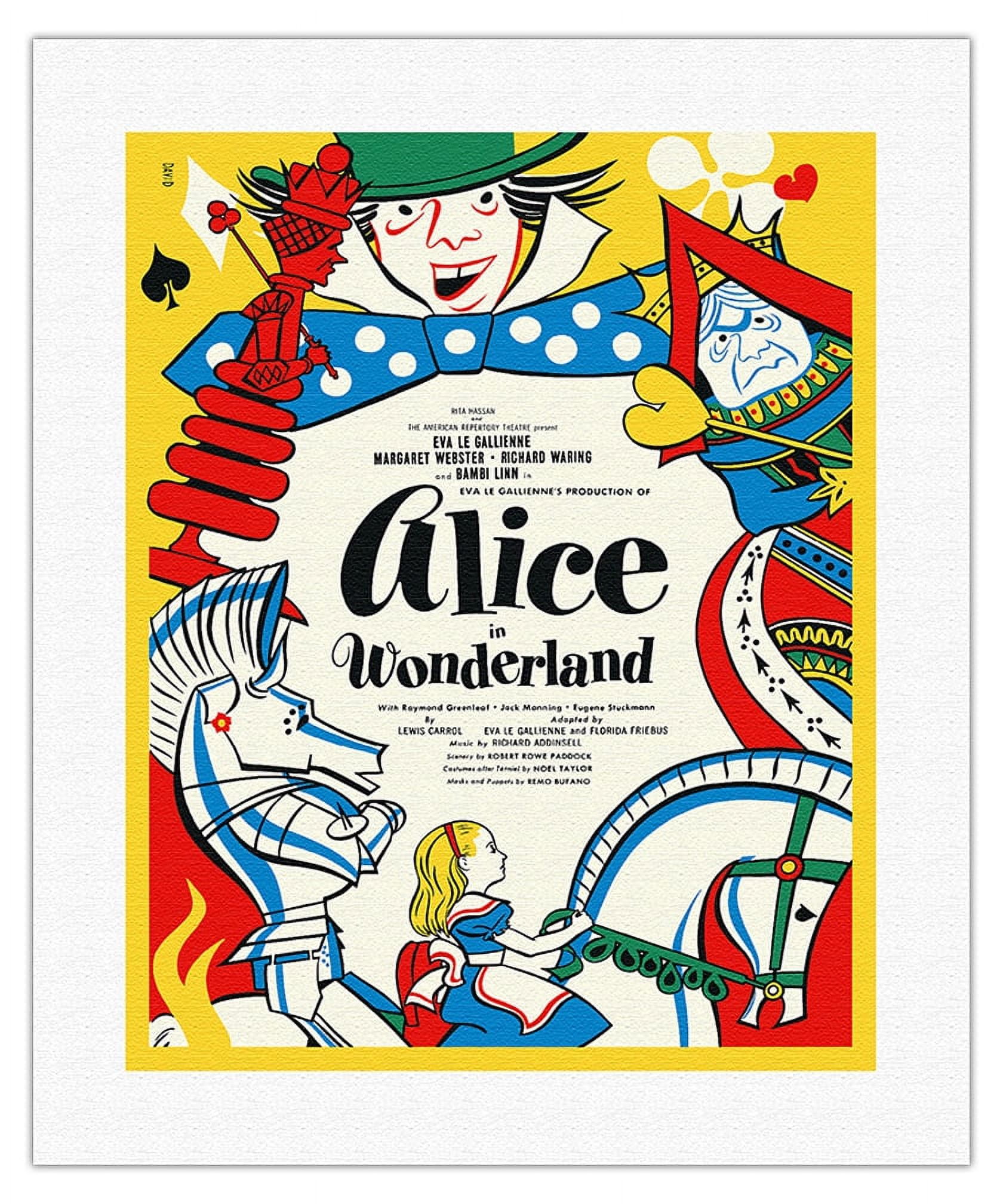 Alice in Wonderland Broadway Production starring Eva Le