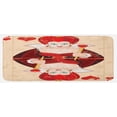 thumbnail image 1 of Alice in Wonderland Kitchen Mat, Queen Cards Playing Alice Character in Fictional Print, Plush Decorative Kitchen Mat with Non Slip Backing, 47" X 19", Red Brown Ecru, by Ambesonne, 1 of 1