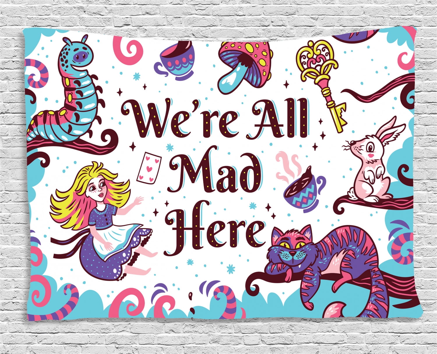Cheshire cat tapestry hotsell