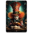 thumbnail image 1 of Alice In Wonderland Themed Metal Sign - Durable Metal Sign - Use Indoor/Outdoor - Makes a Great Decor and Gift For Alice in Wonderland Fans (8" x 12", Mad Hatter), 1 of 5