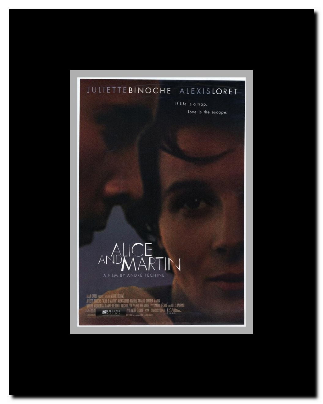 Alice and Martin Framed Movie Poster