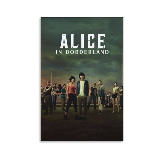 Alice in Borderland TV Series Posters Room Aesthetic Poster Print Art Wall Painting Canvas Posters Gifts Modern Bedroom Decor 20x30inch(50x75cm)