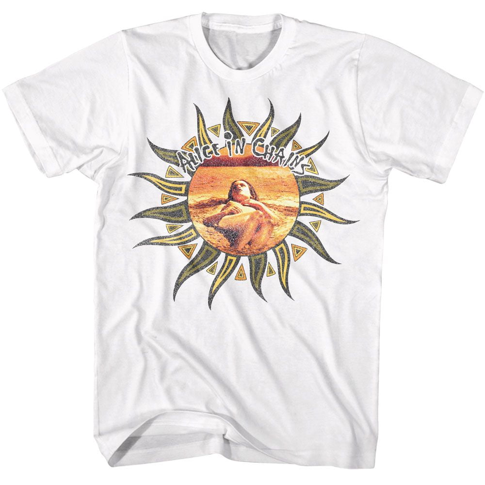 Alice In Chains Sun White Adult T-Shirt 4Xl - Walmart.com