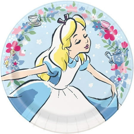 Alice in Wonderland 9" Lunch Plates (8)