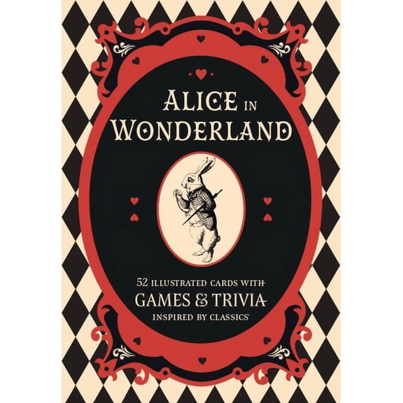 Alice in Wonderland : A literary card game: 52 illustrated cards with games and trivia (Cards)