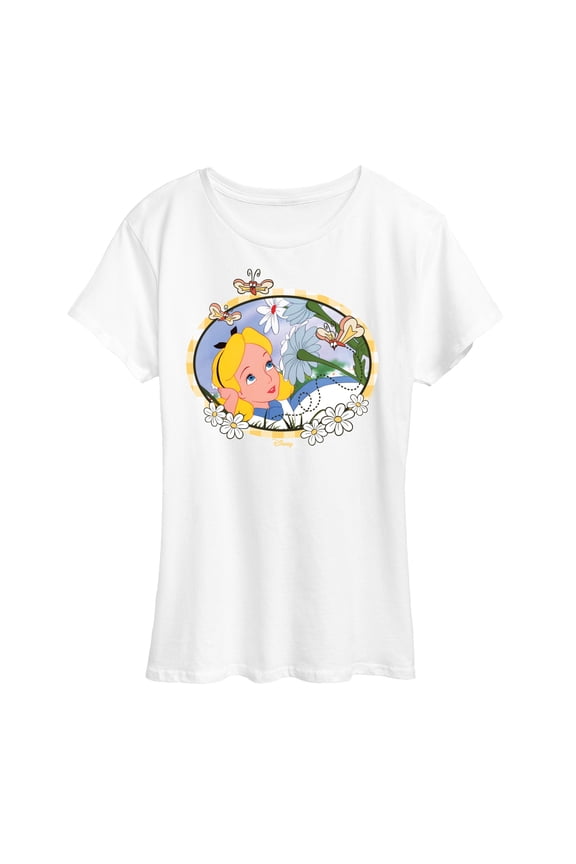 - Alice Daisies - Women's Short Sleeve Graphic T-Shirt