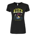 thumbnail image 1 of Alice in Wonderland - Alice In Bottle - Juniors Fitted Graphic T-Shirt, 1 of 5