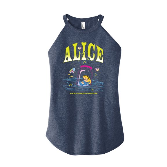 Alice in Wonderland - Alice In Bottle - Juniors High Neck Tank Top