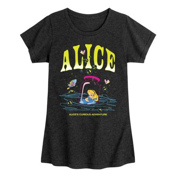 Alice in Wonderland - Alice In Bottle - Toddler & Youth Girls Short Sleeve Graphic T-Shirt