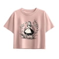 thumbnail image 1 of Alice in Wonderland - Alice Sketch - Youth Girls Boxy T-Shirt, 1 of 4