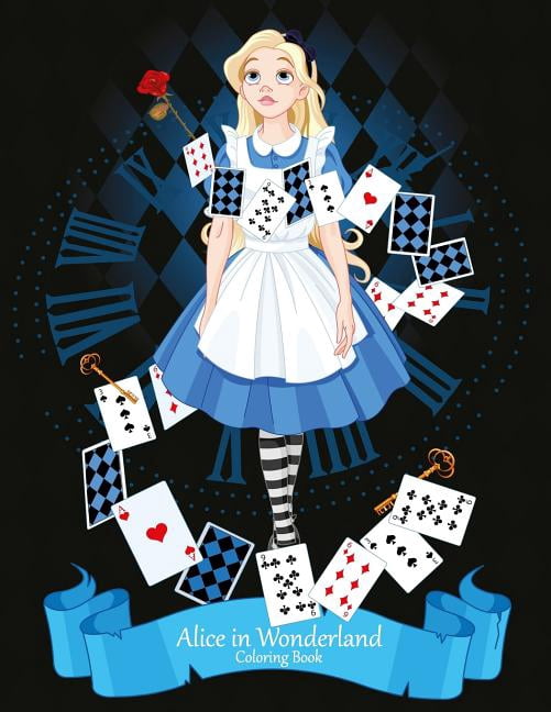 Alice in Wonderland Alice in Wonderland Coloring Book 1, Book 1 ...