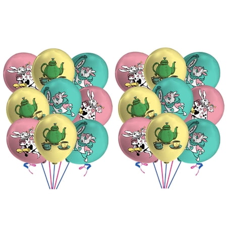 Alice in Wonderland Balloons Party Supplies Birthday Favors Decorations Decor Kit Latex