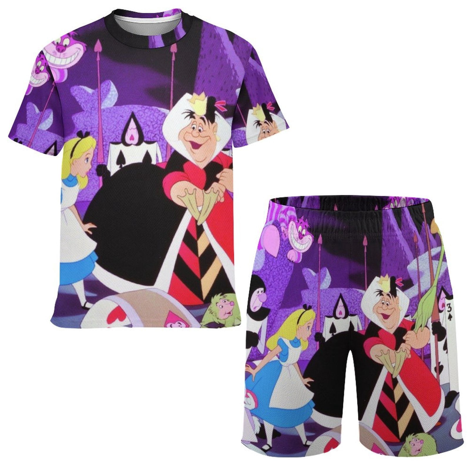 BOYS SHORT SLEEVE CAMP COLLARED SHIRT A TILED WONDERLAND main image 1