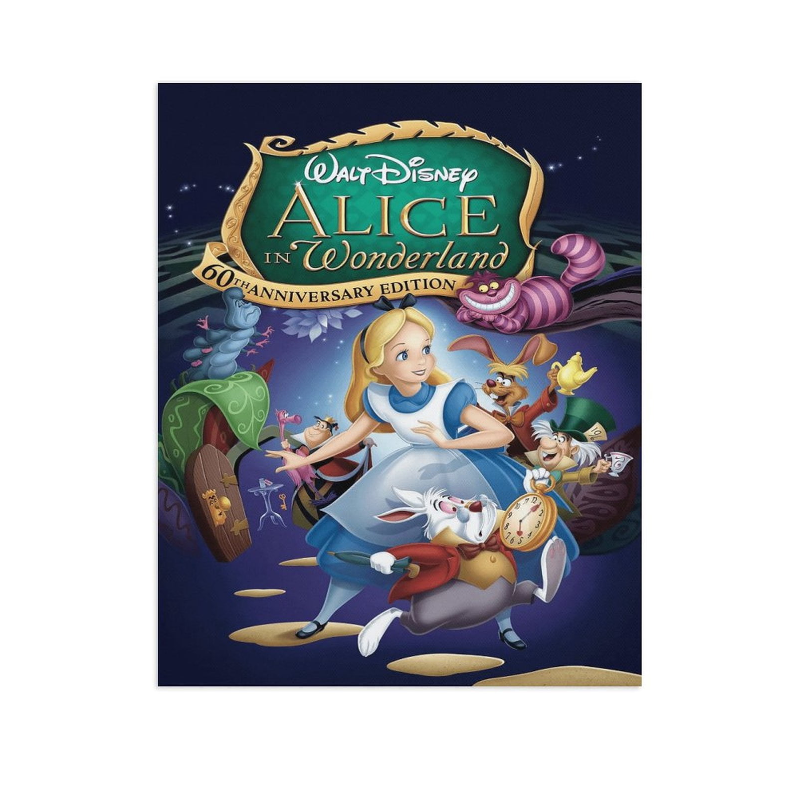 Alice in Wonderland Canvas Wall Art Painting Artwork Picutures Wall ...