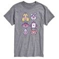 thumbnail image 1 of Alice in Wonderland - Character Face Grid - Men's Short Sleeve Graphic T-Shirt, 1 of 4