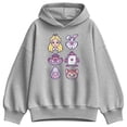 thumbnail image 1 of Alice in Wonderland - Character Face Grid Women's Oversized Fleece Hoodie Sweatshirt, 1 of 3