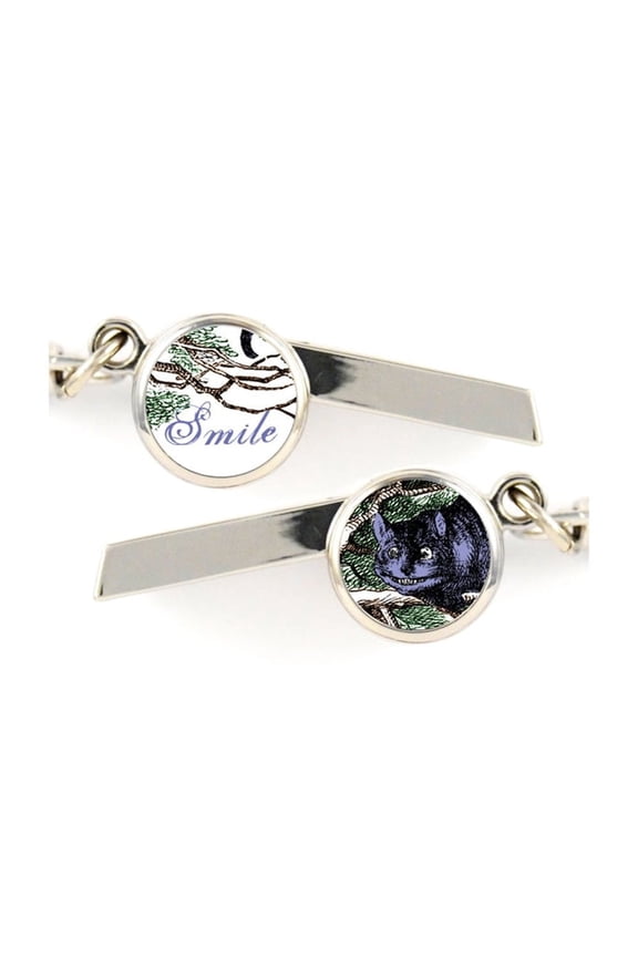Alice in Wonderland Cheshire Cat Safety Whistle Keychain